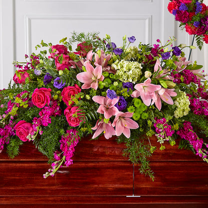 Radiant Tribute Casket Spray –  Diamond Flower Shop, Reading PA