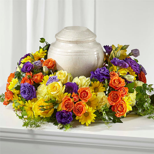 Blossoms of Remembrance Cremation Adornment –  Diamond Flower Shop, Reading PA