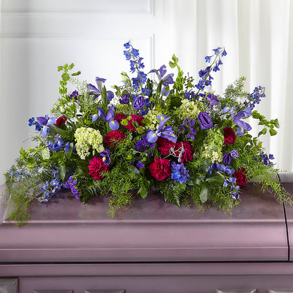 Always Treasured Casket Spray –  Diamond Flower Shop, Reading PA
