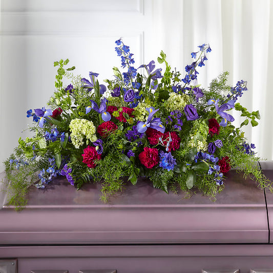 Always Treasured Casket Spray –  Diamond Flower Shop, Reading PA