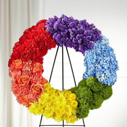 Circle of Love Wreath –  Diamond Flower Shop, Reading PA