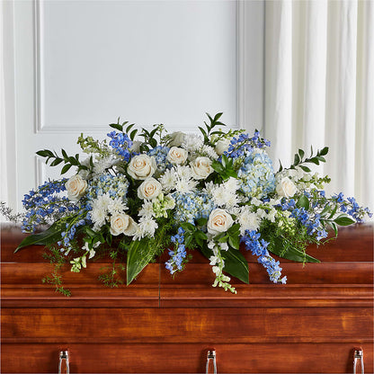 Timeless Essence Casket Spray –  Diamond Flower Shop, Reading PA