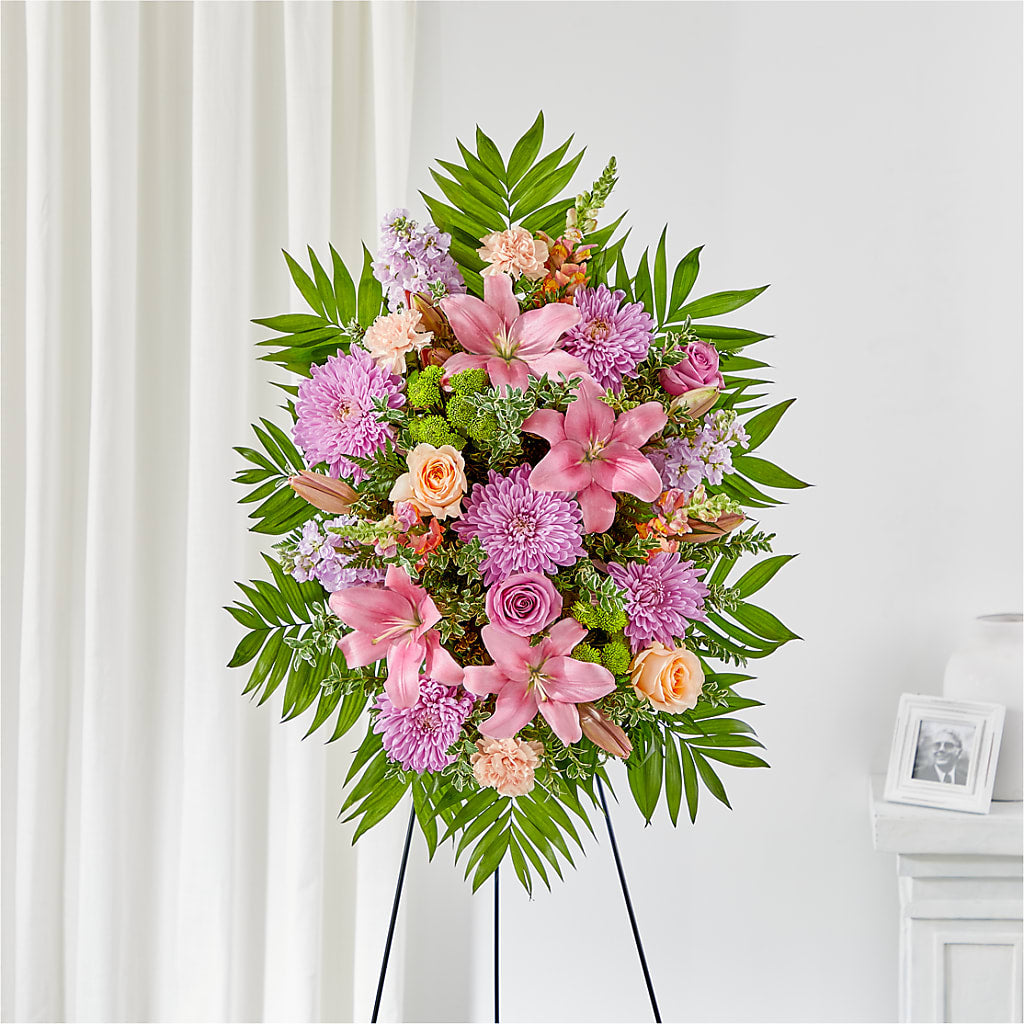 Love & Light Standing Spray –  Diamond Flower Shop, Reading PA