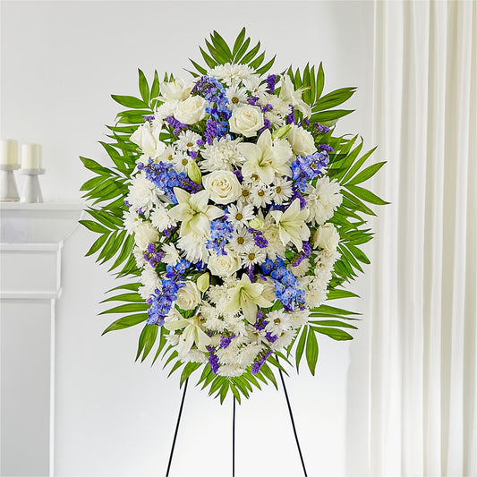 At Rest Standing Spray –  Diamond Flower Shop, Reading PA