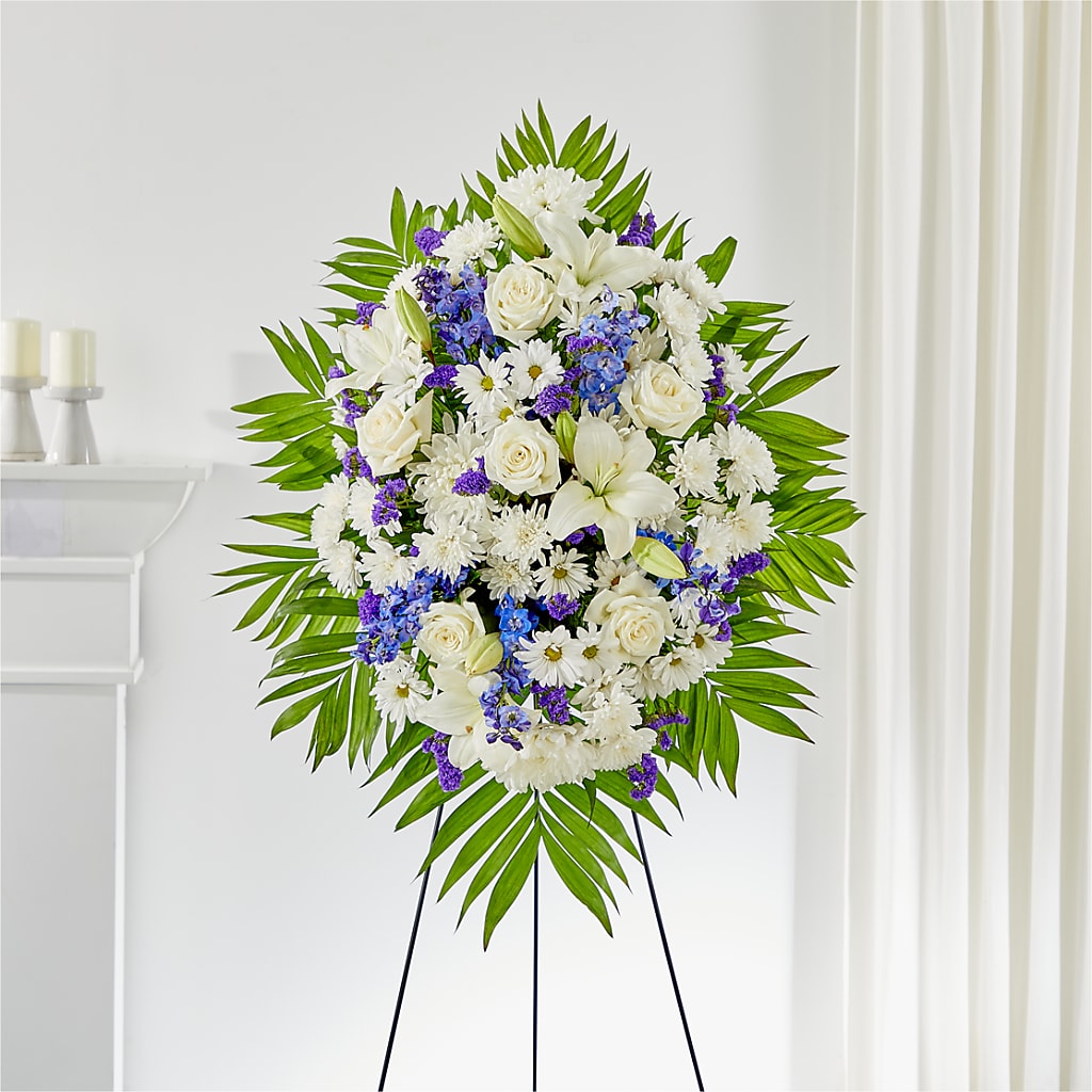 At Rest Standing Spray –  Diamond Flower Shop, Reading PA