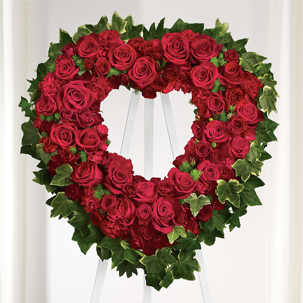 Wholehearted Standing Spray –  Diamond Flower Shop, Reading PA