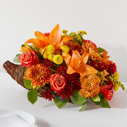 Bouquet of Blessings Cornucopia –  Diamond Flower Shop, Reading PA