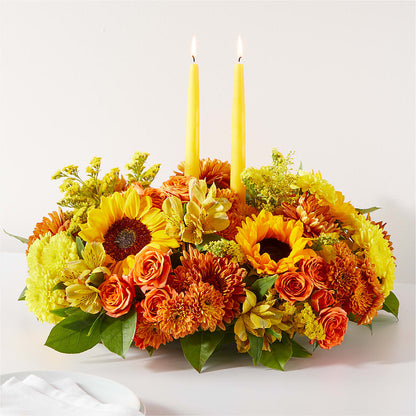 Autumn Harmony Centerpiece –  Diamond Flower Shop, Reading PA