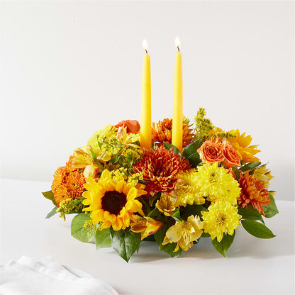 Autumn Harmony Centerpiece –  Diamond Flower Shop, Reading PA