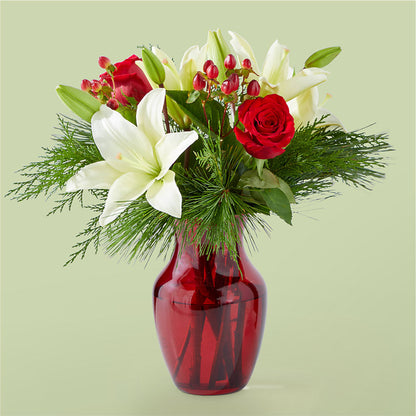 Evergreen Delight Bouquet –  Diamond Flower Shop, Reading PA