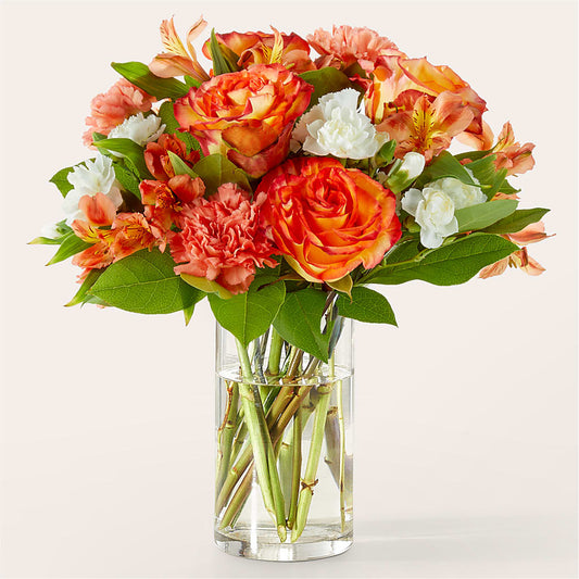 Apricot Glow Bouquet –  Diamond Flower Shop, Reading PA