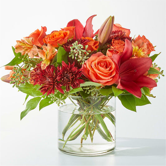 Crimson Leaves Bouquet –  Diamond Flower Shop, Reading PA