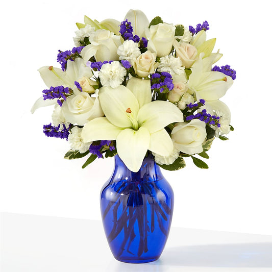 Sapphire Rush Bouquet –  Diamond Flower Shop, Reading PA