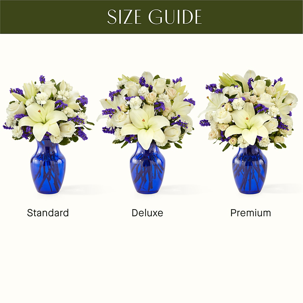 Sapphire Rush Bouquet –  Diamond Flower Shop, Reading PA