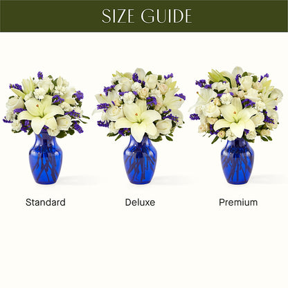 Sapphire Rush Bouquet –  Diamond Flower Shop, Reading PA