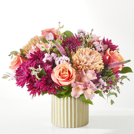 Berry Cobbler Bouquet with Ivory Vase –  Diamond Flower Shop, Reading PA