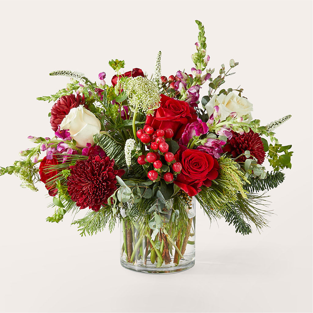 Cranberry Fizz Bouquet –  Diamond Flower Shop, Reading PA