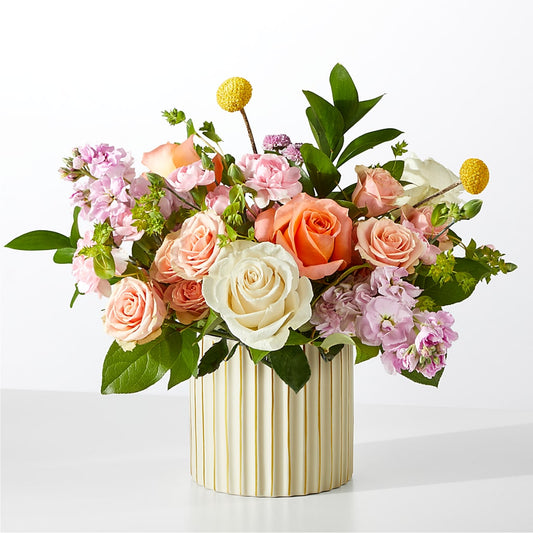 French Market Bouquet with Ivory Vase –  Diamond Flower Shop, Reading PA