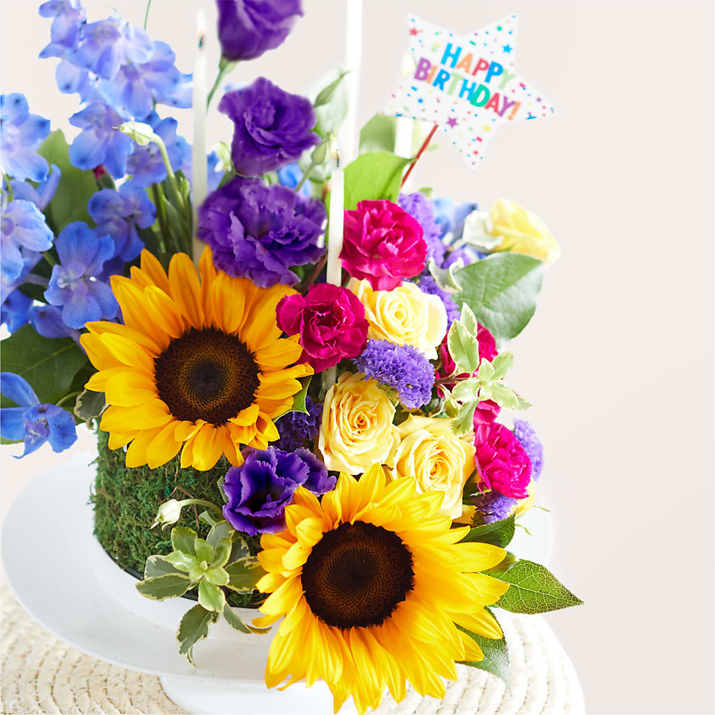 Star of the Day Floral Cake –  Diamond Flower Shop, Reading PA