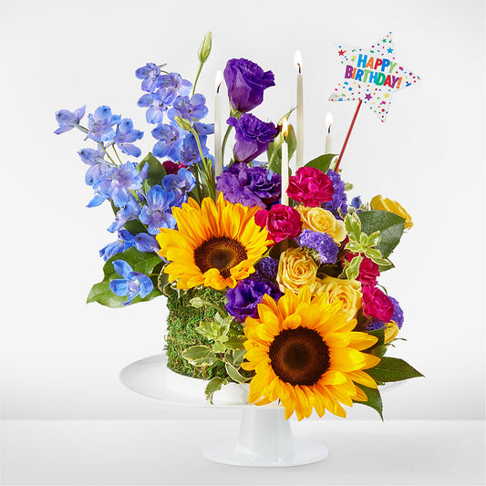 Star of the Day Floral Cake –  Diamond Flower Shop, Reading PA