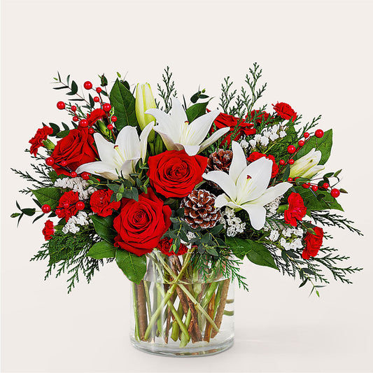 Best in Snow Bouquet –  Diamond Flower Shop, Reading PA
