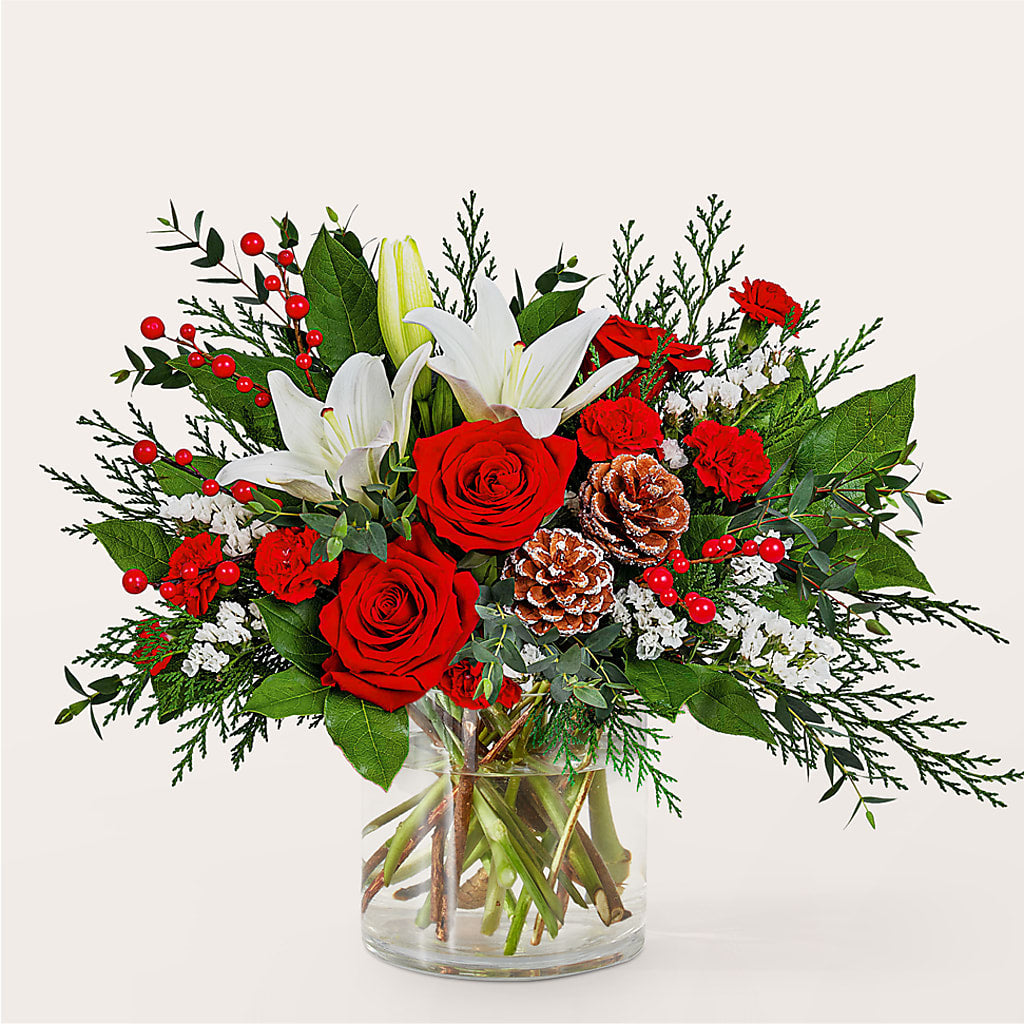 Best in Snow Bouquet –  Diamond Flower Shop, Reading PA