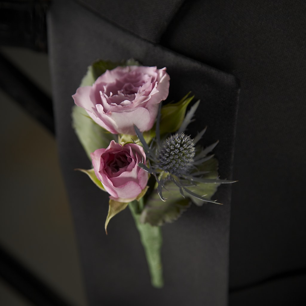 Veronica Boutonniere –  Diamond Flower Shop, Reading PA