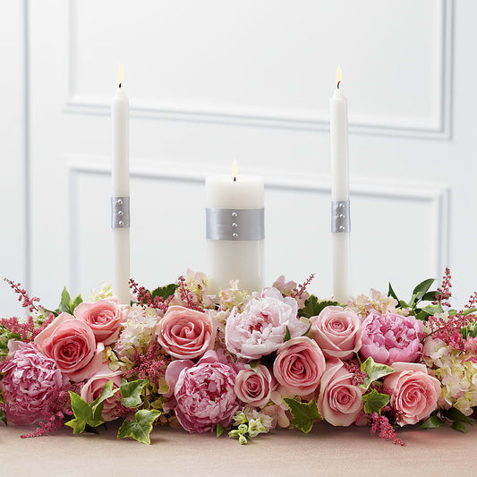 Worldwide Romance Unity Candle Arrangement –  Diamond Flower Shop, Reading PA