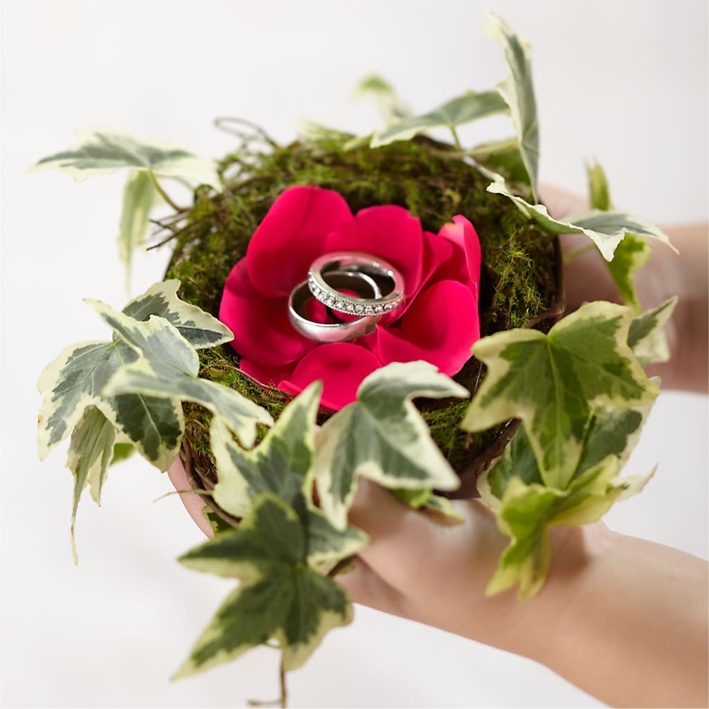 Lila Rose Ring Nest –  Diamond Flower Shop, Reading PA
