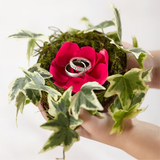 Lila Rose Ring Nest –  Diamond Flower Shop, Reading PA