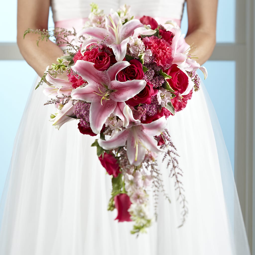 Lily & Rose Bouquet –  Diamond Flower Shop, Reading PA