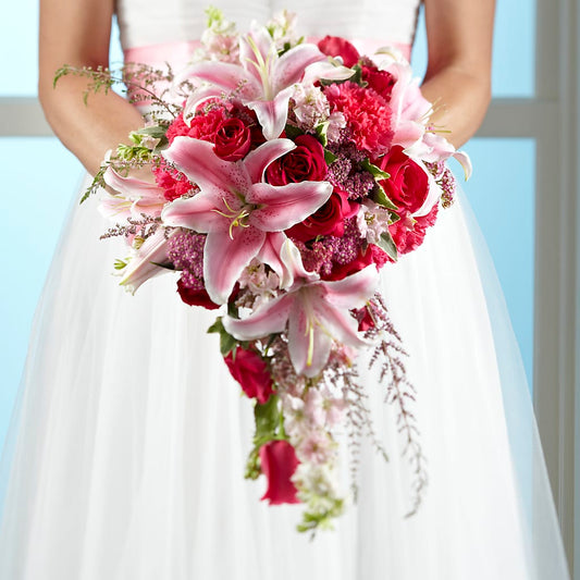 Lily & Rose Bouquet –  Diamond Flower Shop, Reading PA