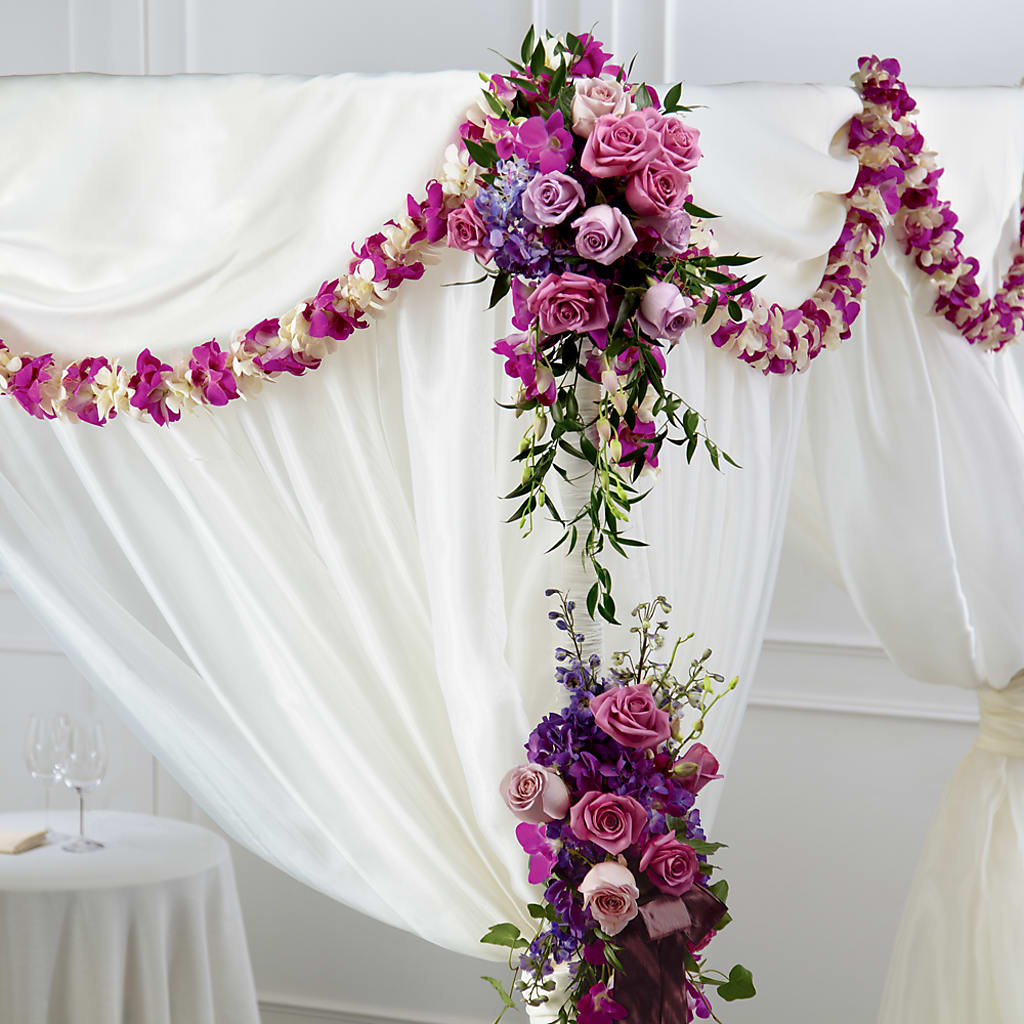 Color & Light Chuppah Decor –  Diamond Flower Shop, Reading PA