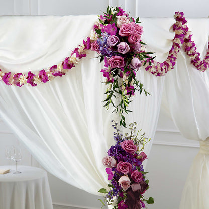Color & Light Chuppah Decor –  Diamond Flower Shop, Reading PA