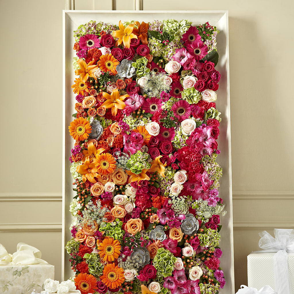 Fresh Picked Floral Wall –  Diamond Flower Shop, Reading PA