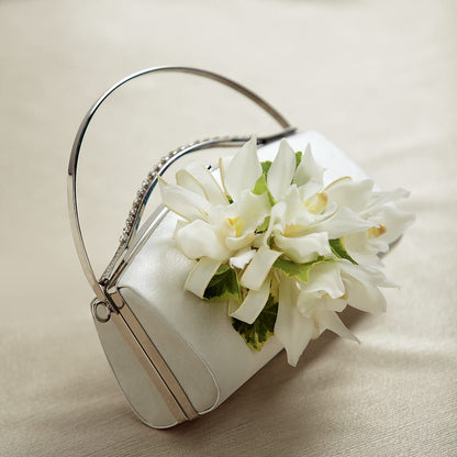 White Purse Decor –  Diamond Flower Shop, Reading PA