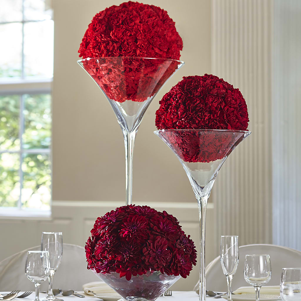 Our Special Vows Centerpiece –  Diamond Flower Shop, Reading PA
