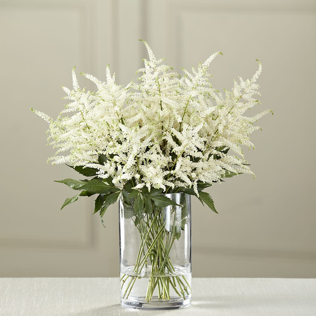 White Astilbe Bouquet –  Diamond Flower Shop, Reading PA